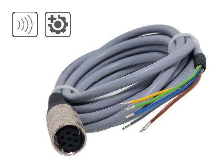 Anschlussleitung mit M16 Steckverbinder 7 polig